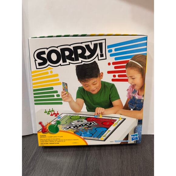 Sorry! Board Game – Hasbro – Classic Edition – Used Like New – Complete - Picture 2 of 2